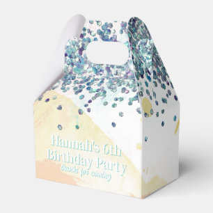 Abstract Watercolor Painting Paint Party Favour Box