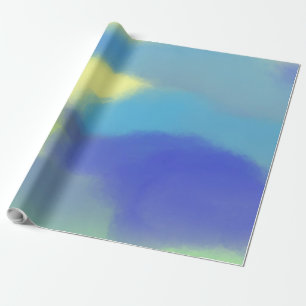 abstract watercolor painting wrapping paper