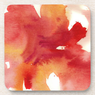 Abstract watercolor paintings coaster