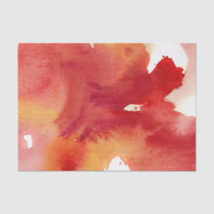 Abstract watercolor paintings tissue paper