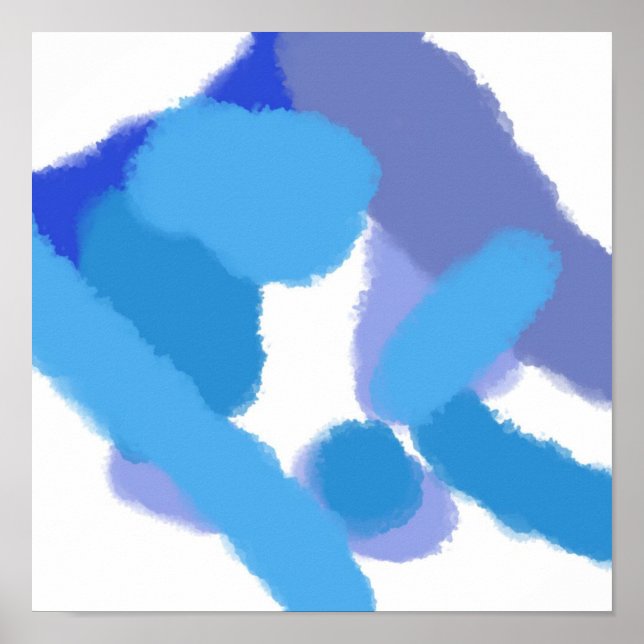 abstract watercolor paintng poster (Front)