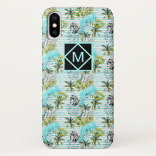 Abstract Watercolor Palm Tree Pattern Case-Mate iPhone Case