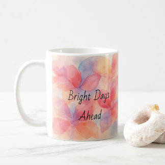 Abstract Watercolor Petals Modern Floral Coffee Mug
