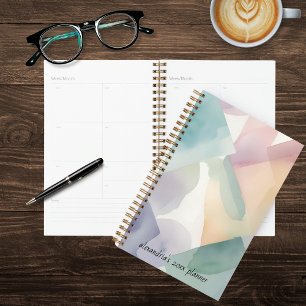 Abstract Watercolor  Planner