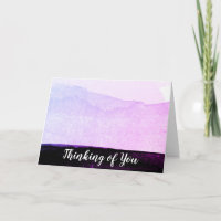 *~* Abstract Watercolor Purple Black Lavender Pink