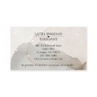 Abstract Watercolor Shapes Therapist Business Card