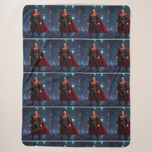 Abstract Watercolor Sherpa Blanket