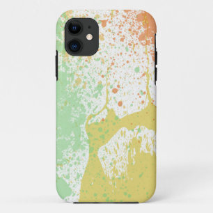 Abstract Watercolor Splatter iPhone 5 Case