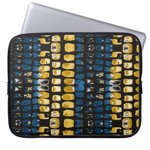 Abstract Watercolor Spots: Creative Seamless Laptop Sleeve