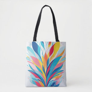 Abstract Watercolor Tote Bag