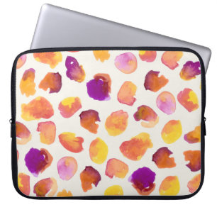 Abstract Watercolor Vintage Seamless Illustration Laptop Sleeve