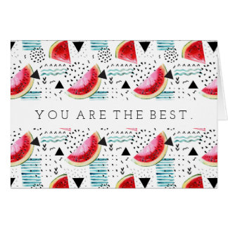 Abstract Watermelon Pattern
