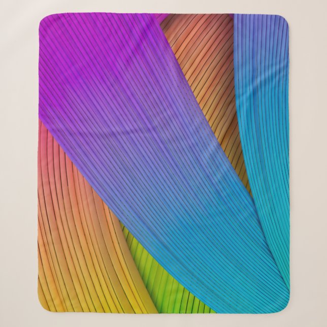 Abstract wave background. 3D illustration.3d, 3d i Sherpa Blanket (Front)