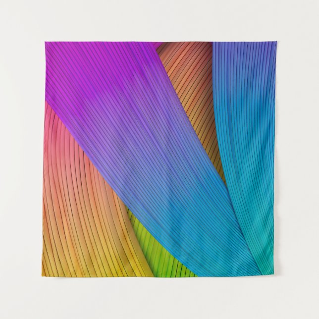 Abstract wave background. 3D illustration.3d, 3d i Tapestry (Front)