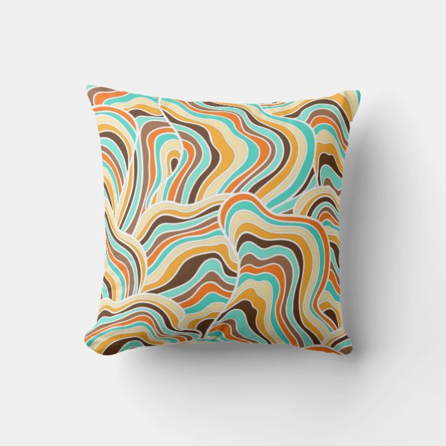 Abstract Wave Cushion (Front)