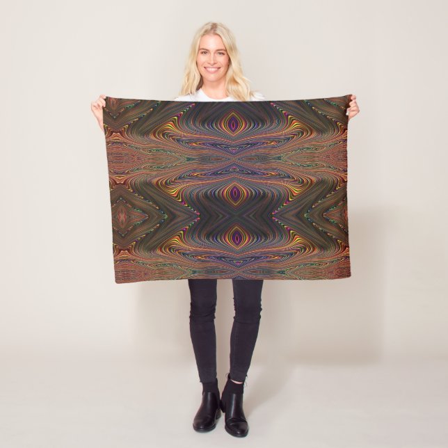 Abstract Wave Kaleidoscope Blanket (In Situ)