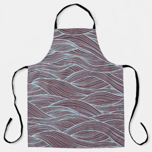 Abstract Wave pattern Apron