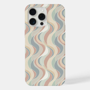 Abstract Wave Pattern iPhone 15 Pro Max Case