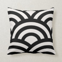 Abstract Waves, Arches, Black And White Lines