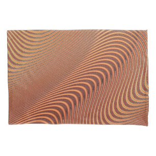 Abstract Waves Art Pillow Case