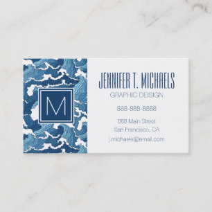 Abstract Waves Business Card