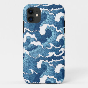 Abstract Waves iPhone 11 Case