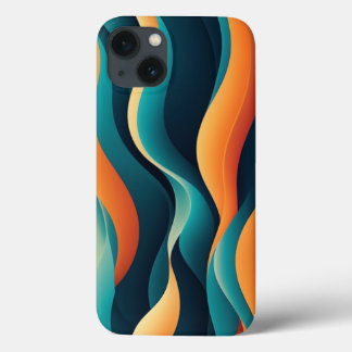 ABSTRACT WAVES iPhone 13 CASE