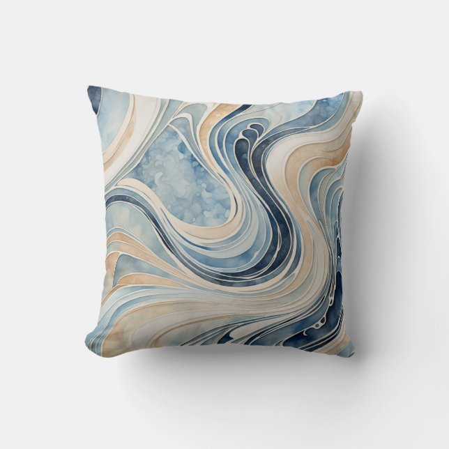 Abstract Waves Cushion (Front)