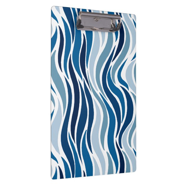 Abstract Waves in blues  Clipboard (Right)