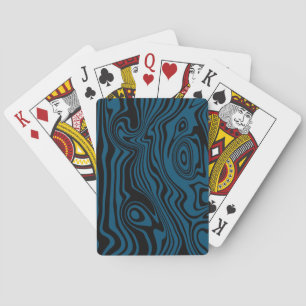 Abstract Waves Playing Cards - Your Colours