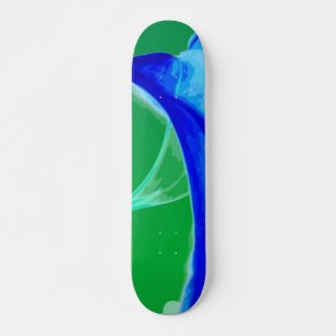Abstract Waves Skateboard