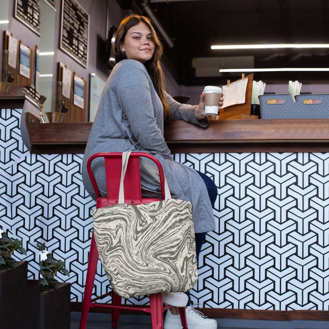 Abstract waves tote bag (Creator Uploaded)