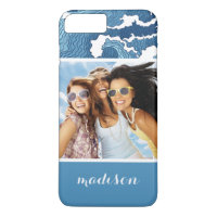 Abstract Waves | Your Photo & Name