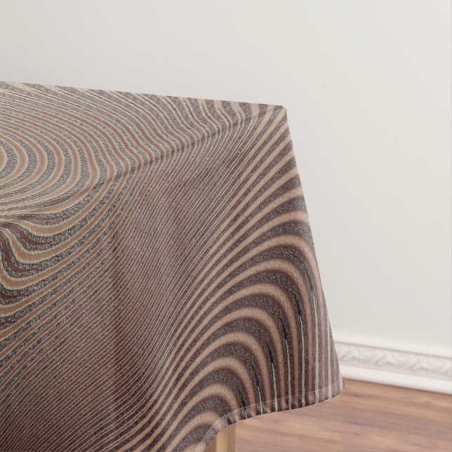 Abstract Wavy Art Tablecloth (In Situ)