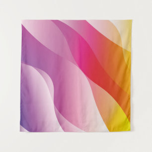 Abstract Wavy Background. Illustration with Colour Tapestry