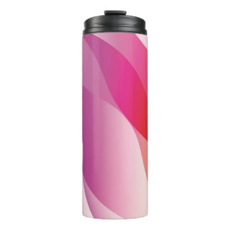 Abstract Wavy Background. Illustration with Colour Thermal Tumbler