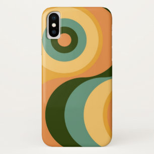 Abstract Wavy Colourful Retro Case-Mate iPhone Case