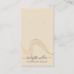 Abstract Wavy Lines Earring Display Cards