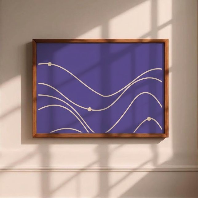 Abstract Wavy Lines Wall Art (Creator Uploaded)