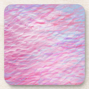 Abstract wavy pattern coaster