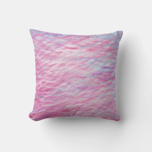 Abstract wavy pattern cushion