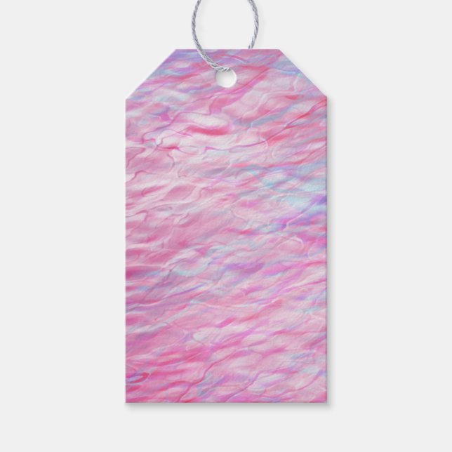 Abstract wavy pattern gift tags (Front)