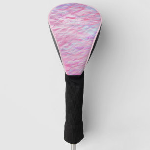 Abstract wavy pattern golf head cover