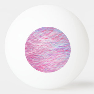 Abstract wavy pattern ping pong ball