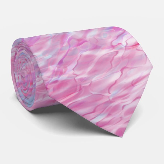 Abstract wavy pattern tie (Rolled)
