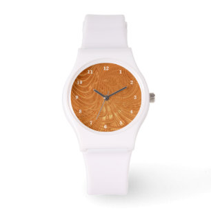 Abstract Wavy Striped Pattern Lines 02 Watch
