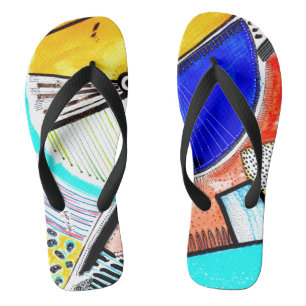 Abstract Wheel Jandals