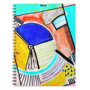 Abstract Wheel Notebook