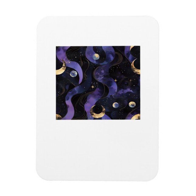 Abstract Whimsigoth Pattern Classic Magnet (Vertical)