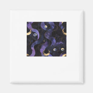 Abstract Whimsigoth Pattern Classic Magnet